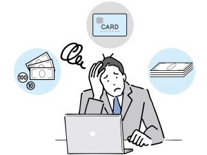 個人　資金繰り　銀行 クレジットカード